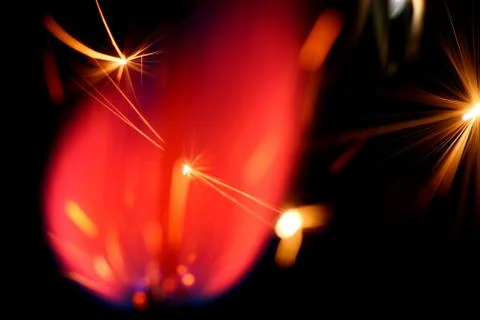 Holiday flame Foto stock