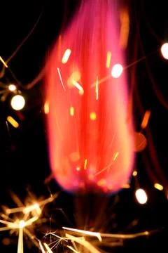 Holiday flame Foto stock