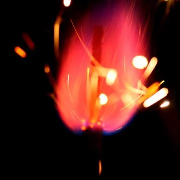 Holiday flame Foto stock