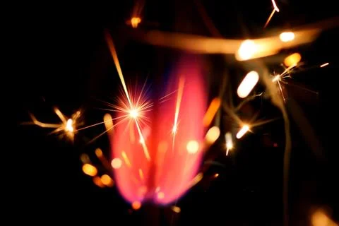 Holiday flame Stock Photos