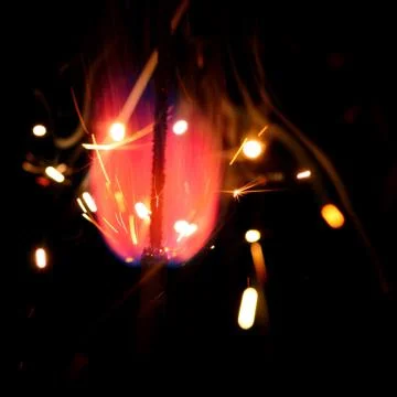 Holiday flame Foto stock