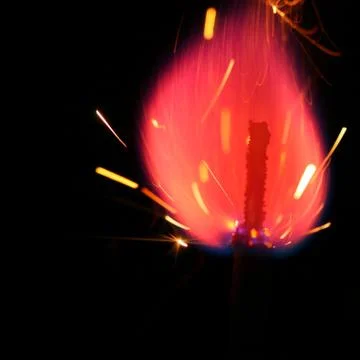 Holiday flame Foto stock