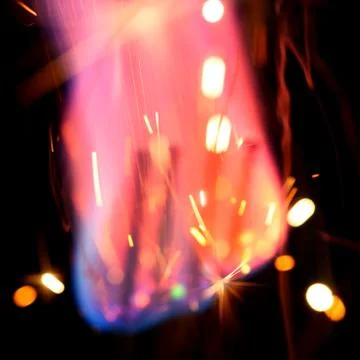 Holiday flame Stock Photos