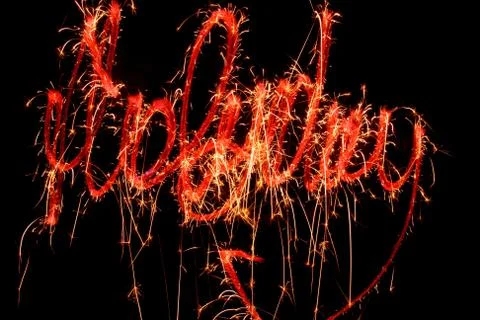 Holiday flame Foto stock