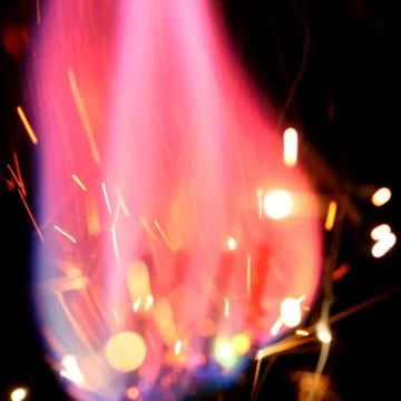 Holiday flame Stock Photos