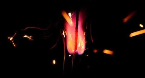 Holiday flame Stock Photos