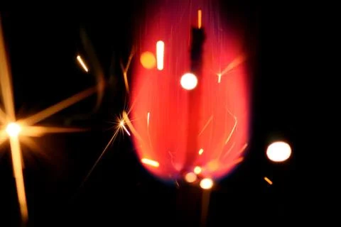 Holiday flame Foto stock