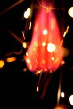 Holiday flame Foto stock