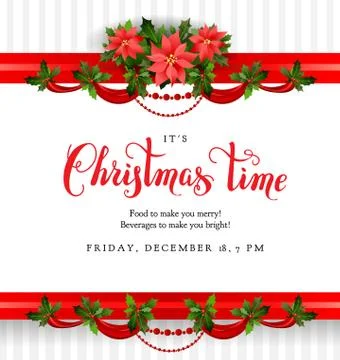 Holiday floral background Stock Illustration