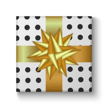 Holiday gift box Illustrazione stock