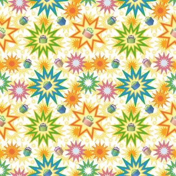 Holiday gift boxes, background Stock Illustration