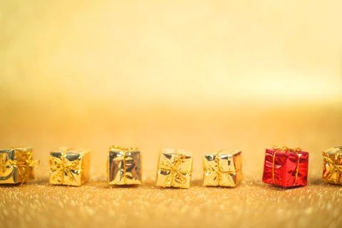 Holiday gift boxes Stock Photos