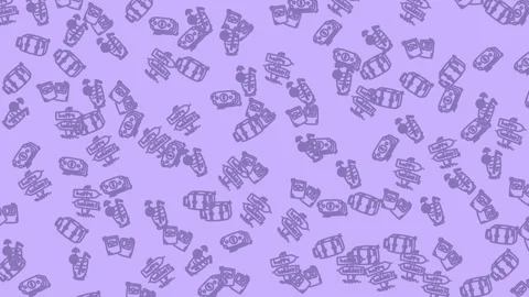 Holiday Icon Seamless Pattern 03 Stock Footage 322144756