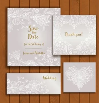 Holiday Invitation Template Stock Illustration