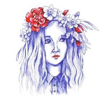 Holiday of Ivan Kupala Stock Illustration