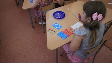 Holiday in kindergarten Stock Footage 24720635