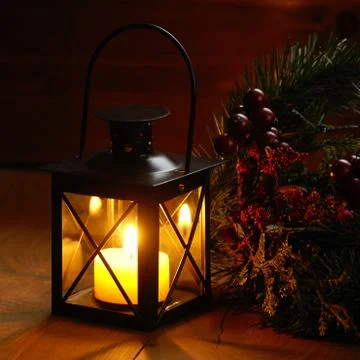 Holiday lantern Foto stock