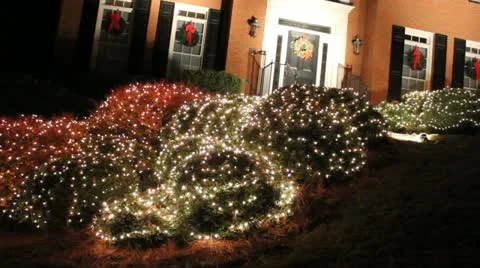 Holiday Lights #2 Stock Footage 12748774