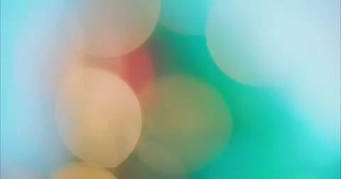 Holiday Lights Bokeh Abstract Background with Soft Colorful Glowing Circles Vidéo 331105264