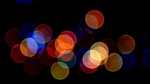 Holiday lights bokeh looping Stock Footage 112348976