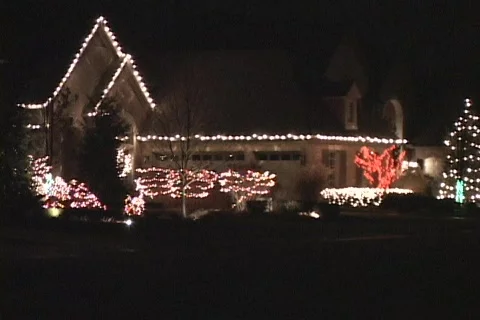 Holiday lights Stock Footage 91965