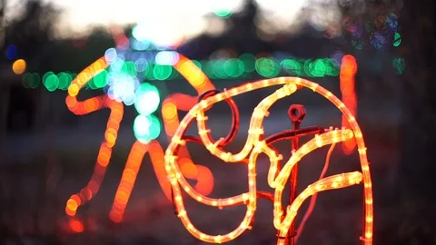 Holiday Lights Video stock 83189734
