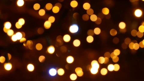 Holiday lights.  Stock Footage 126157741