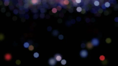 Holiday Lights Overlay Background Stock Footage 96092913