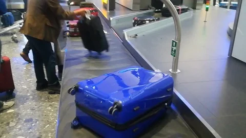 Holiday Luggage Stock Footage 91670596