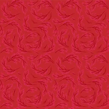 Holiday nature branches pattern Stock Illustration