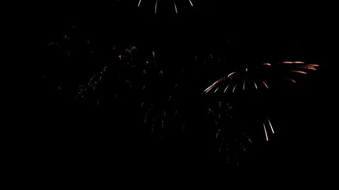 Holiday. Night fireworks Stock Footage 309118214
