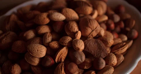 Holiday Nut Platter Stock Footage 292927277