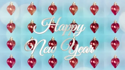 Holiday ornaments background Stock Footage 254996082