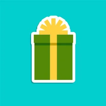 Holiday packaging gift Stock Illustration