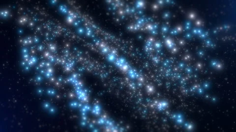 Holiday Particles Vortex Stock Footage 258353032