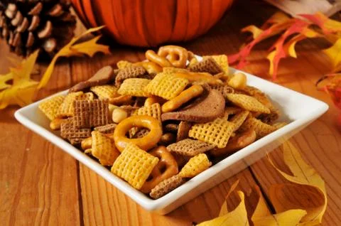 Holiday party snacks Foto stock