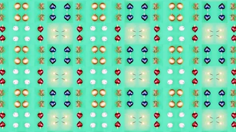 Holiday pattern Stock Footage 254784812