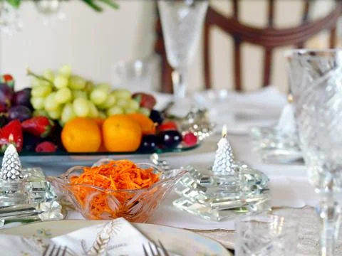 Holiday Place Setting Stock Photos