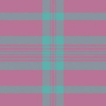 Holiday plaid check pattern, rosa fabric tartan seamless. Post background t.. Stock Illustration