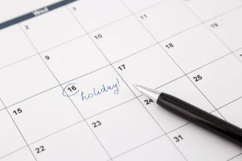 Holiday planning Stock Photos