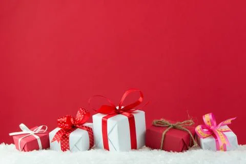 Holiday presents Stock Photos
