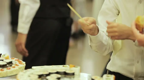 Holiday reception Stock Footage 24919352