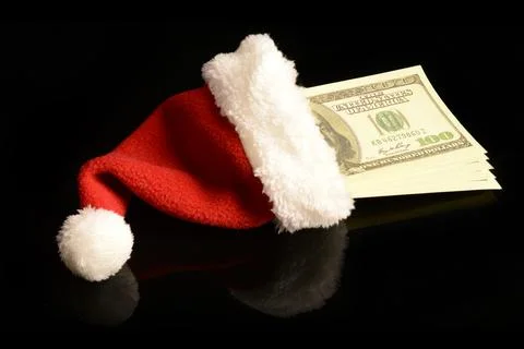 Holiday Savings Stashed Stock Photos