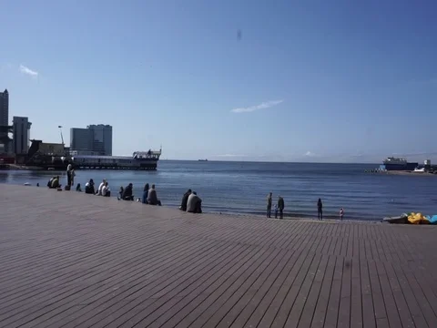 Holiday by the sea Vídeo Stock 80946797