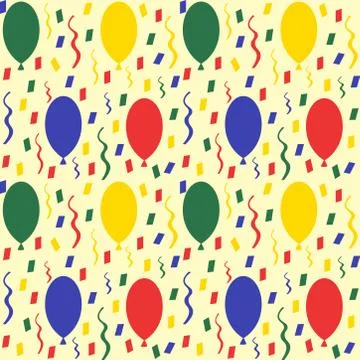 Holiday seamless pattern. Vector illustration Stock Illustration