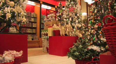 Holiday Shopper Stock Footage