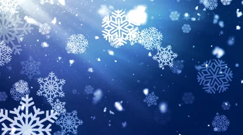 Holiday Snowflake Dark 1– Loopable Background Video stock 52511818