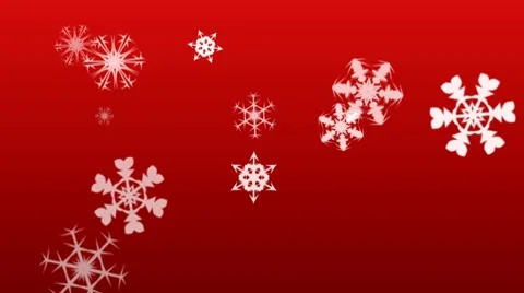 Holiday Snowflakes Stock Footage 8969105