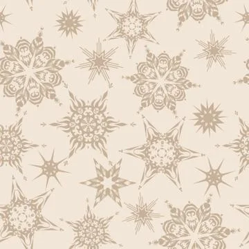 Holiday snowflakes pattern-02 Stock Illustration