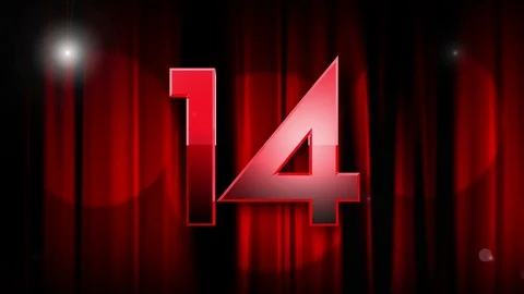 Holiday star countdown frame party light Vídeos de archivo 114231125